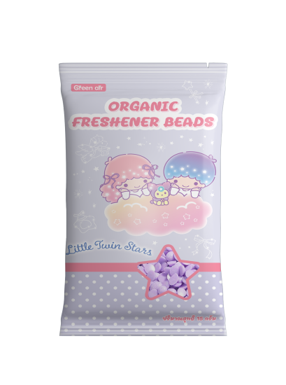 ถุงหอมปรับอากาศ ชนิดเม็ด Little Twin Stars กลิ่น Peach 10 ซอง/กล่อง