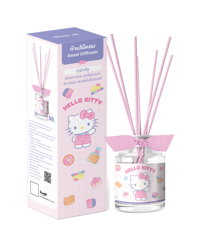 ก้านไม้หอมปรับอากาศ Hello Kitty 50 มล. 2 ลาย