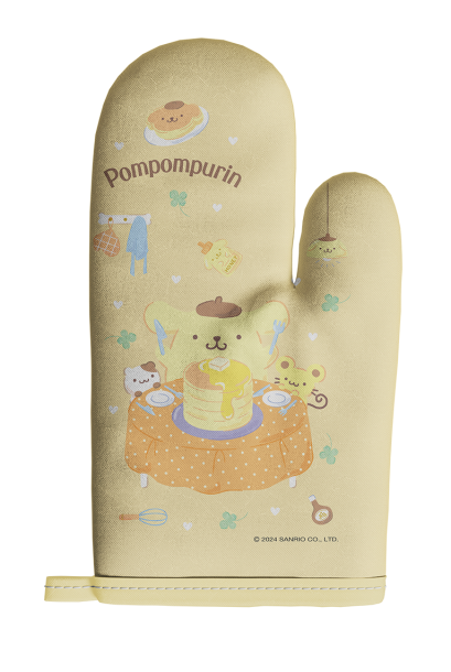 ถุงมือกันความร้อน Pompompurin สีเหลือง