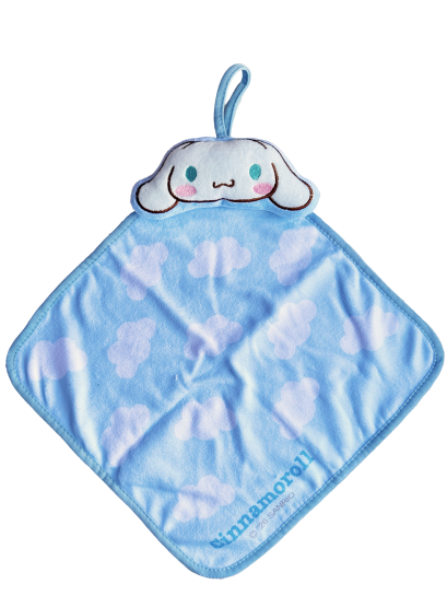 ผ้าเช็ดมือ Cinnamoroll สีฟ้า