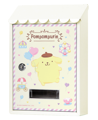 ตู้รับจดหมายทรงสี่เหลี่ยม Pompompurin