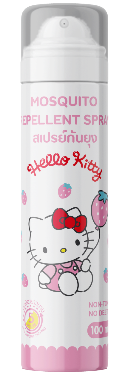 สเปรย์กันยุงออร์แกนิค 100 มล. Hello Kitty