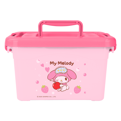 กล่องเก็บของพลาสติก My Melody สีชมพู