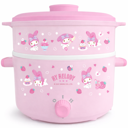 หม้อต้มไฟฟ้าอเนกประสงค์ My Melody รุ่น POT003 ความจุ 1.8 ลิตร กำลังไฟ 600W