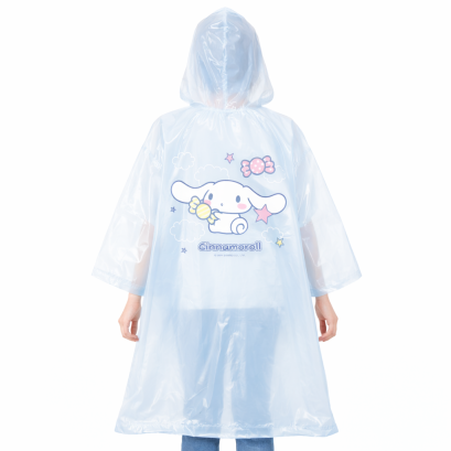 เสื้อกันฝน Cinnamoroll Free Size สีฟ้า