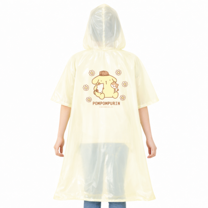 เสื้อกันฝน Pompompurin Free Size สีเหลือง
