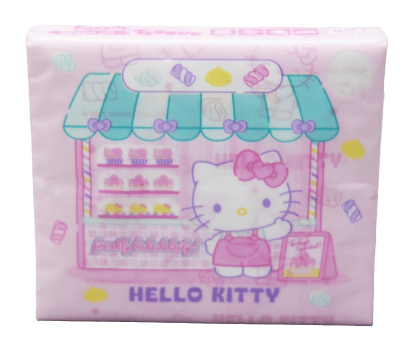 กระดาษเช็ดหน้า 40 แผ่น / ห่อ Hello Kitty