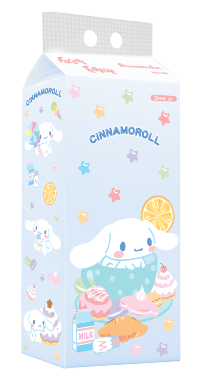 กระดาษเช็ดหน้า 1,280 แผ่น Cinnamoroll