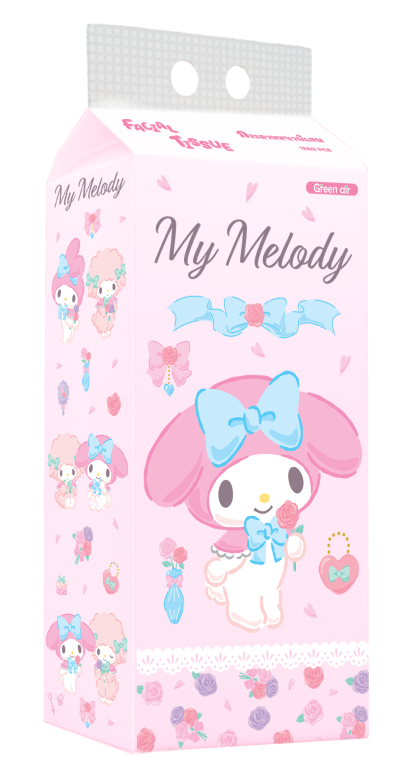 กระดาษเช็ดหน้า 1,280 แผ่น My Melody