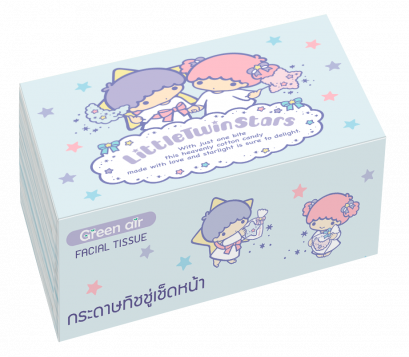 ทิชชู่ 120 ลาย LITTLE TWIN STARS