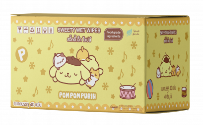 Wet wipes 40 Sheets - POMPOMPURIN