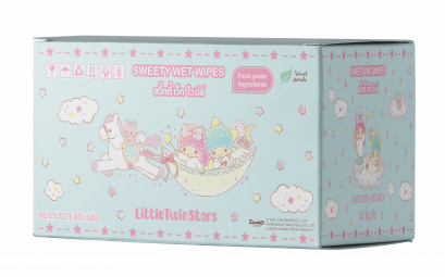 Wet wipes 40 Sheets - LITTLE TWIN STARS