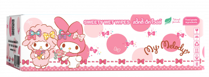 Wet wipes 30 Sheets - MY MELODY 02