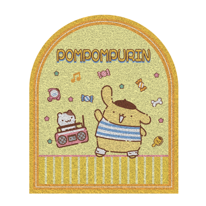 พรมดักฝุ่น Pompompurin ขนาด 38 x 58 ซม. 2 ลาย