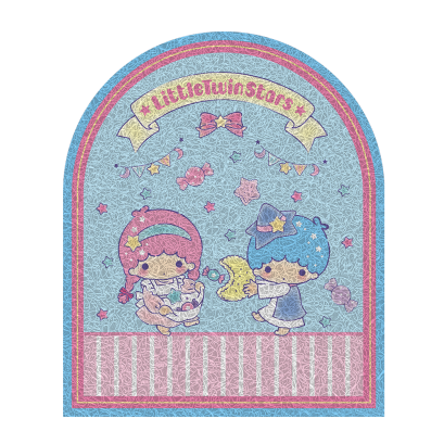 พรมดักฝุ่น Little Twin Stars ขนาด 38 x 58 ซม. 2 ลาย