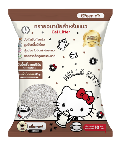 ทรายเบนโทไนท์ กลิ่นกาแฟ สำหรับแมว 5 L