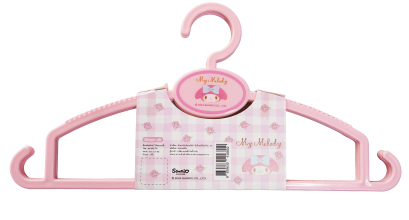 ไม้แขวนเสื้อพลาสติก My Melody แพ็ค 3 สีชมพู