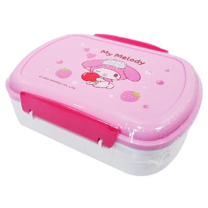 กล่องอาหาร My Melody รุ่นฝาล็อค สีชมพู
