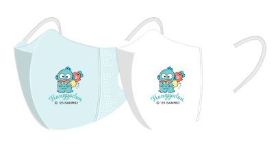 หน้ากากอนามัย 3D Hangyodon สำหรับเด็ก 20 ชิ้น / กล่อง รุ่น 2 สี