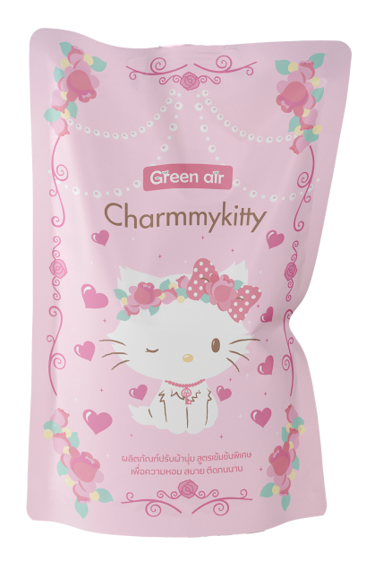 น้ำยาปรับผ้านุ่ม ชนิดเติม ขนาด 300 มล. Charmmy Kitty สีชมพู