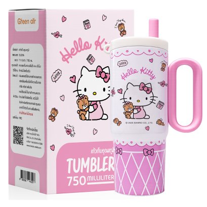แก้วน้ำเก็บความเย็น Hello Kitty ความจุ 750 มล.
