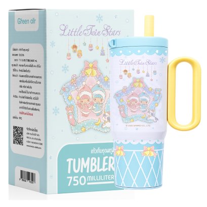 แก้วน้ำเก็บความเย็น Little Twin Stars ความจุ 750 มล.