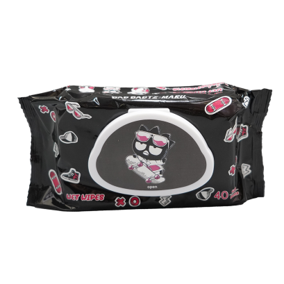 ทิชชูเปียกทำความสะอาดชนิดเช็ดเครื่องหนัง Bad Badtz-Maru 40 แผ่น ยกลัง 36 ห่อ