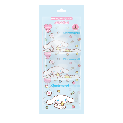 ทิชชู่เปียก Cinnamoroll แพ็ค 3 ห่อ