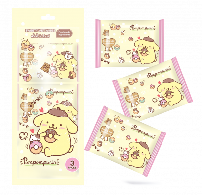 Wet wipes 8 Sheets - POMPOMPURIN