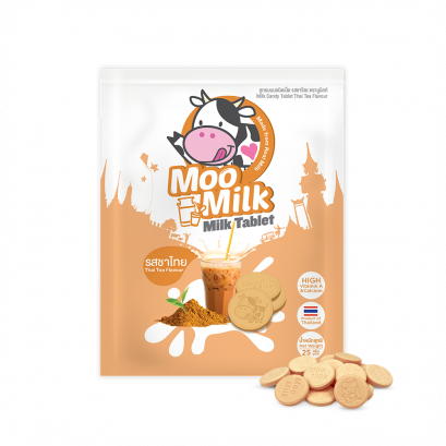 Moomilk Milk Tablet Thai Tea Flavor