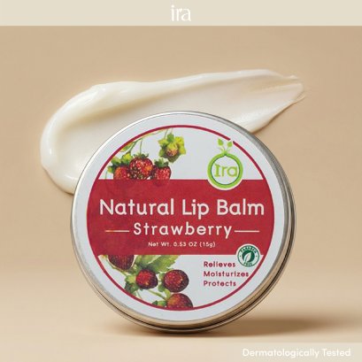 Strawberry Flavored Lip Balm