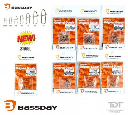 BASSDAY ULTRA SNAP ครบทุกขนาด สแนปสเตนเลสมาตรฐานญี่ปุ่น