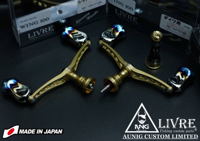 LIVRE AUNIG WING100 LIMITED GL/BK ชุดแขนคู่ลิมิเต็ดแขนพร้อมเสา