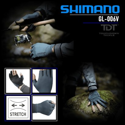 SHIMANO GL-006V ถุงมือตัด 3 ระดับโปรเฟชชันแน่น ของแท้ 100% ป้องกันมือได้อย่างมีประสิทธิภาพ !!!