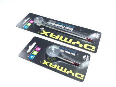 Dymax glass thermometer 6 และ 15 ซม.