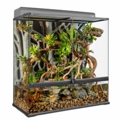 Exo Terra Advanced Paludarium & Rainforest Terrarium - Large X-Tall - 90 W x 45 D x 90 H cm (36" x 18" x 36")