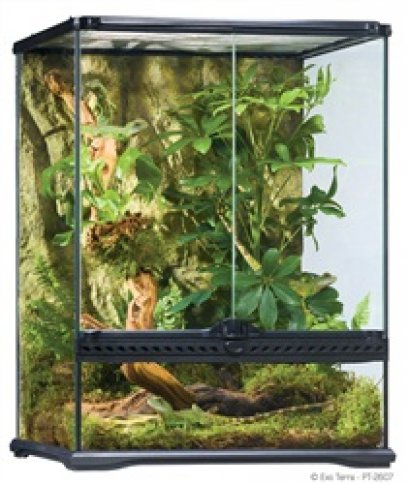 Exo Terra Tall Terrarium - Small - 45 x 45 x 60 cm (18" x 18" x 24")
