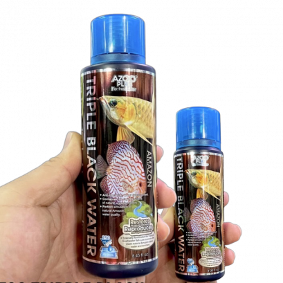 Azoo Tripple Black Water กรดฮิวมิคเข้มข้น สำหรับปลาจากลุ่มน้ำอเมซอน หรือ ปลาที่ชอบ pH ต่ำ