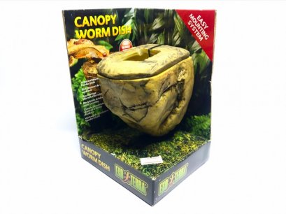 Exoterra CANOPY WORM DISH ระเบียงใส่อาหารตุ๊กแก