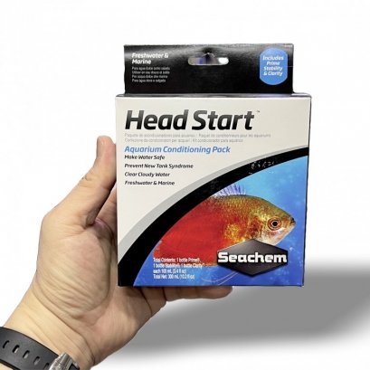 Seachem HeadStart ชุดเริ่มต้นปรับสภาพตู้ปลา