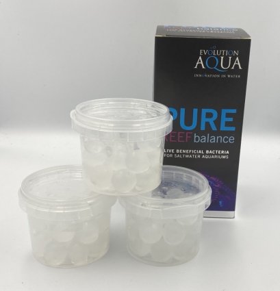 Evolution Aqua Pure Reef Balance - Marine Aquarium Bacteria Starter Balls (60) สำหรับน้ำทะเล