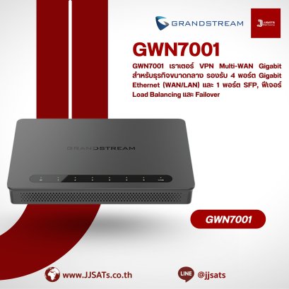 GWN7001 – Grandstream Enterprise Multi-WAN Gigabit VPN Router