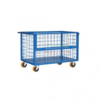 40335 รถเข็นเหล็กตะแกรงรอบ