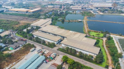 每年净赚 600 万泰铢++！  出售仓库和土地，有长期租客！  沙没沙空府 Nadee 县 Kanda 巷 – 近 Rama 2 路