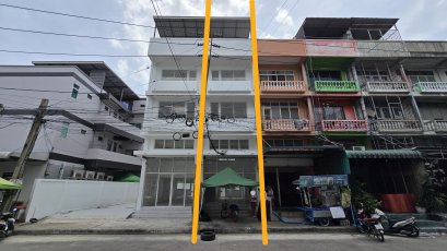 Newly Renovated! Parking Available, Near Main Road! For Sale: 3.5-Storey Commercial Building with Rooftop, 15 sq.wah, Borommaratchachonnani 70 Alley, Thawi Watthana, Close to Thonburi Market – Ideal for Home Office, Business, Clinic, or Shop!