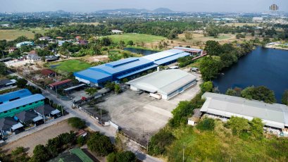 A true cash cow! A treasure for investors!!! Generating profits of over 30 million Baht per year!!! For sale: Over 13 Rai of land with a large-scale factory, more than 5,000 sq.m. of buildings, including factory, warehouse, and office