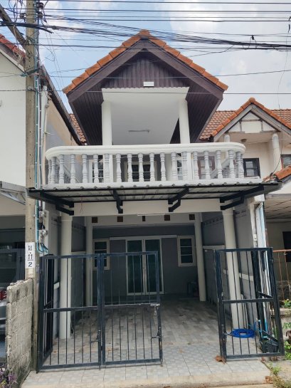Act Fast Before It’s Gone Sale 2 Storey Townhome Flowerly Home Soi Wat Salak Nuea 2 Fully Renovated Extended Throughout With Usable 2nd Floor Terrace Close to Muang Thong Thani Near Robinson Srisamarn Ready to Move In