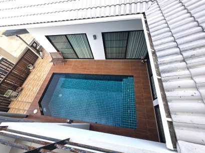 Pool Villa Sai Kaew Beach!! Mountain View!! Easy to Rent Out!! For sale: 2-storey house “Eastiny Bang Saray (Eastiny)” Sattahip, located on Sukhumvit Road! Fully furnished, ready for daily rental business