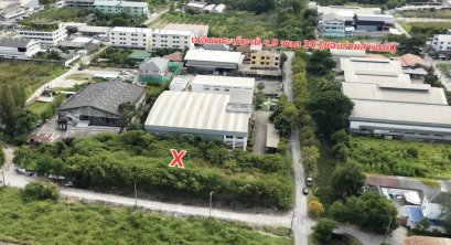Corner Plot with Dual Road Frontage! 1-2-29 Rai (629 Sq.wah) Land for Sale at Chalermprakiat Rama 9 Soi 30 Yaek 15 (Soi Ruam Samakkee), Connecting Kanchanaphisek Outer Ring Road