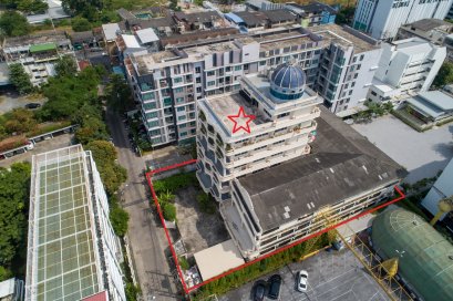 Building for sale suitable for Hotel near BTS Bearing only 400m !! 1 Rai 19 Sq.W Soi Bearing 2 Lower Than Market Price!!